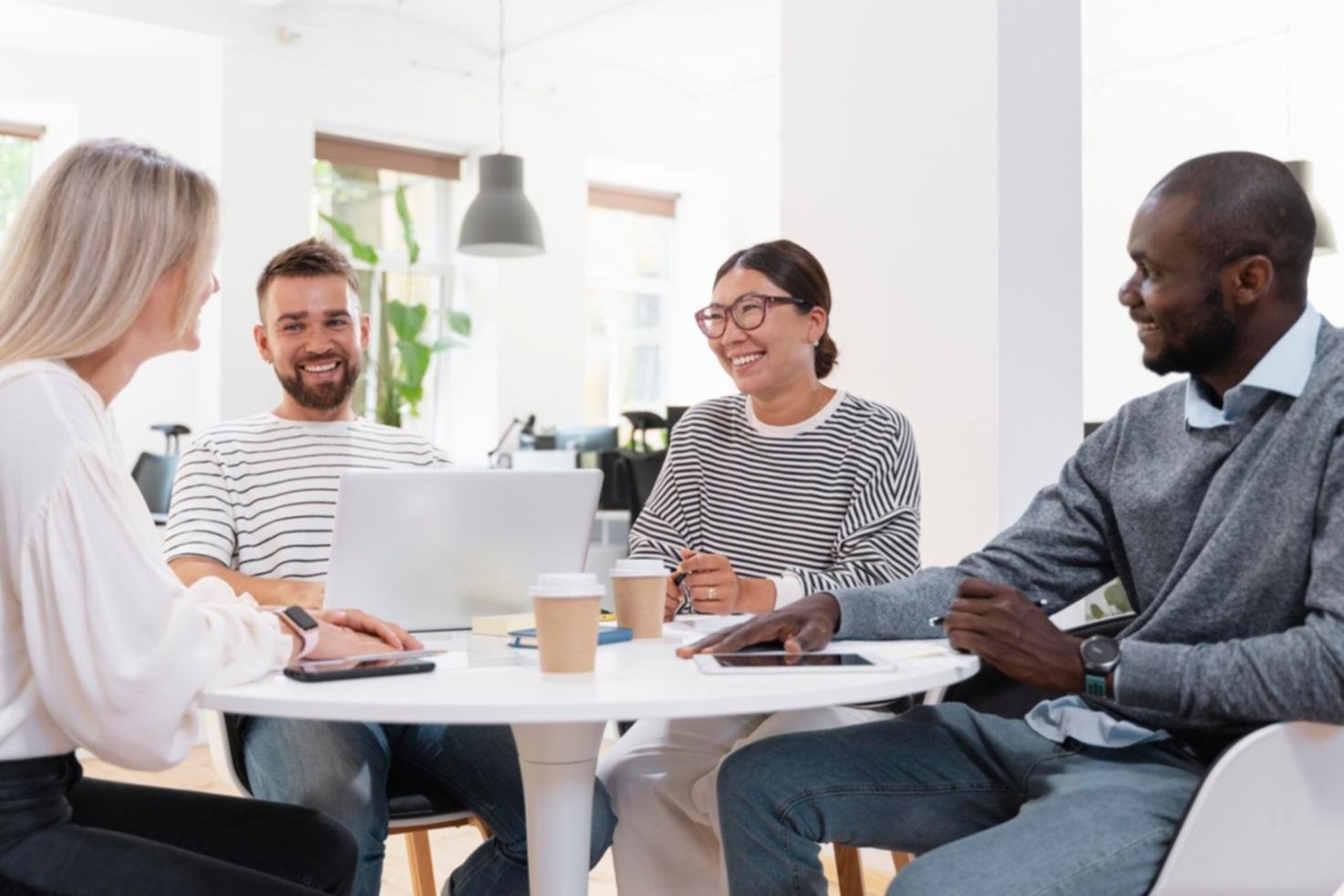 Workshop-Situation mit Teilnehmern